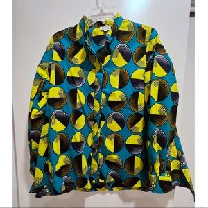 Zuri Shirt- Circle Print
